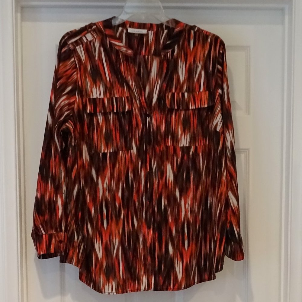 Calvin Klein V-Neck Blouse